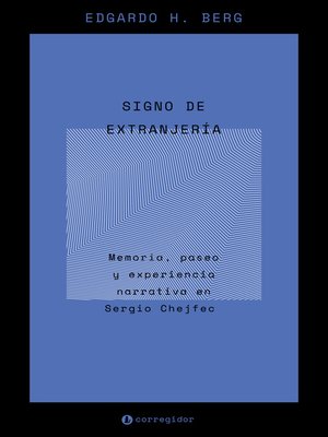 cover image of Signo de extranjería